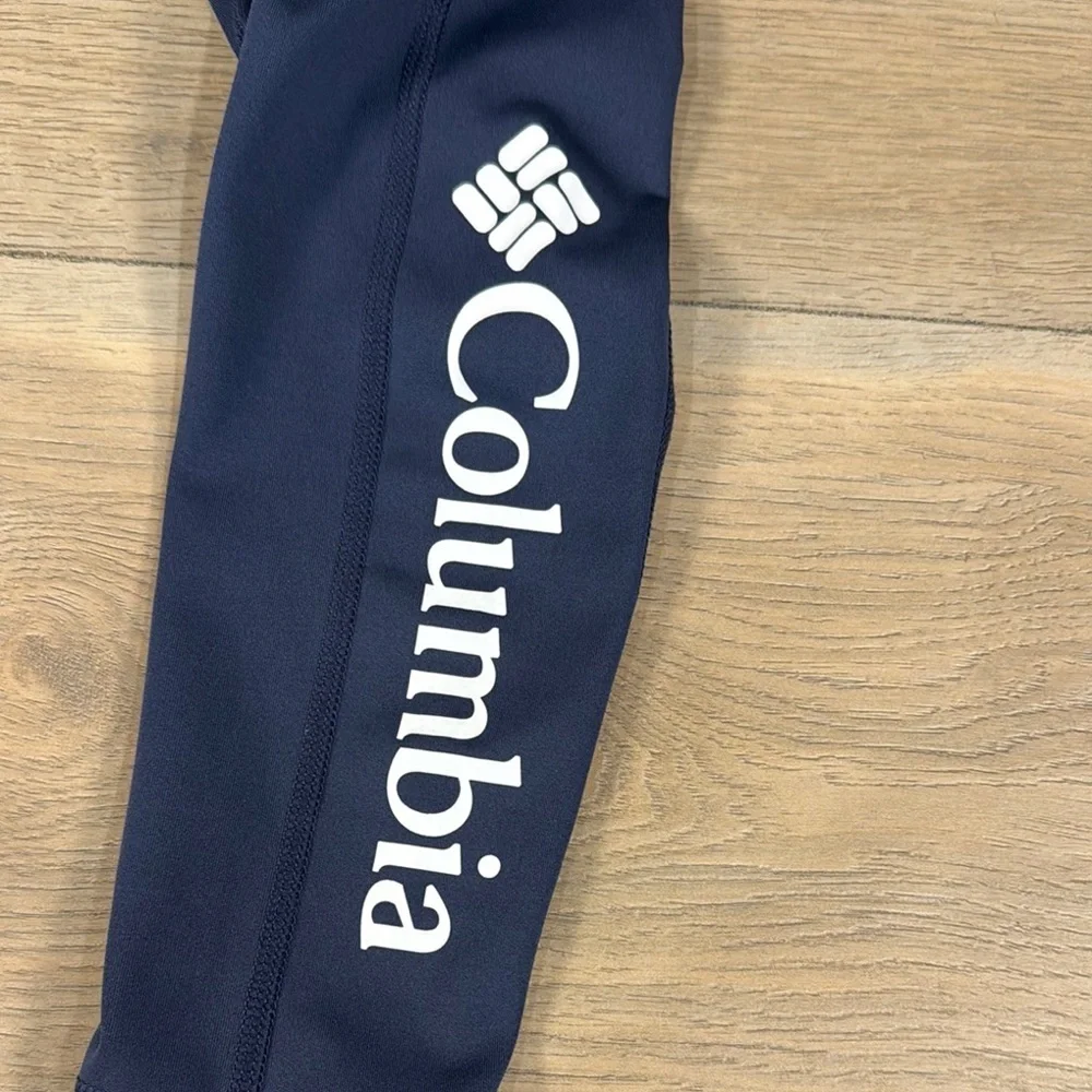 Columbia Girls Lodge Navy Blue Leggings - Picture 4 of 12